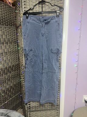 American Eagle Outfitters Blue Cargo Pants